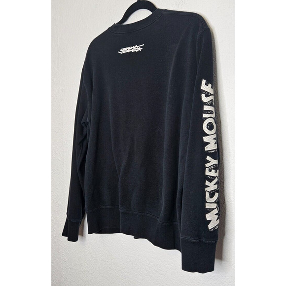 Uniqlo UT x Disney x Joshua Vides Womens Sweatshirt Large Black Mickey Mouse Top - Picture 5 of 10